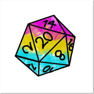 Pride Dice - Pan Posters and Art